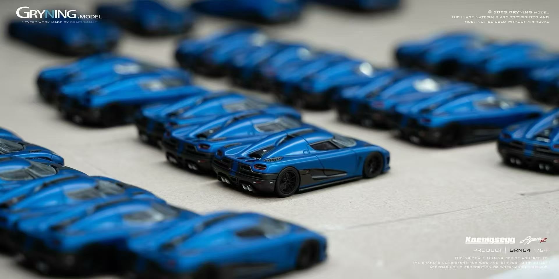 GRYNING Model 1:64 Koenigsegg Agera R (3 Colours) – Horizon Diecast