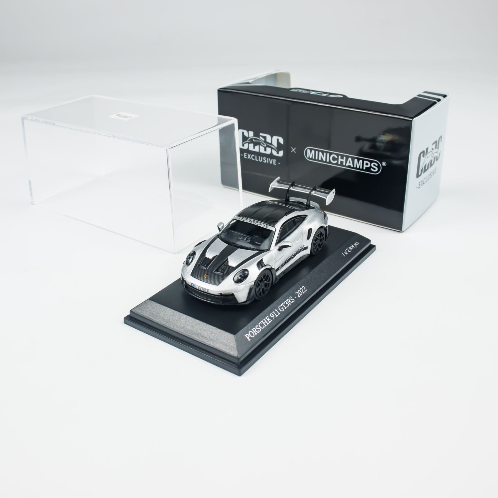 MINICHAMPS 1:64 PORSCHE 911 (992) GT3 RS Silver - 2022 CLDC