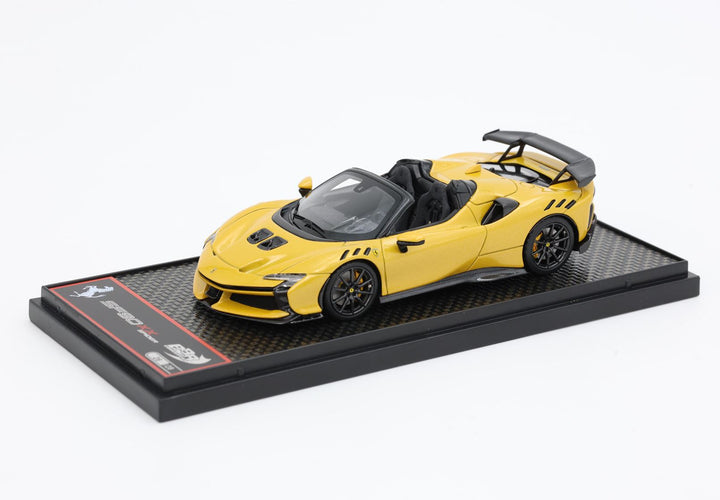 BBR Model 1:43 Ferrari SF90 XX Spider cerchi carbonio Giallo Montecarlo BBRC286F1