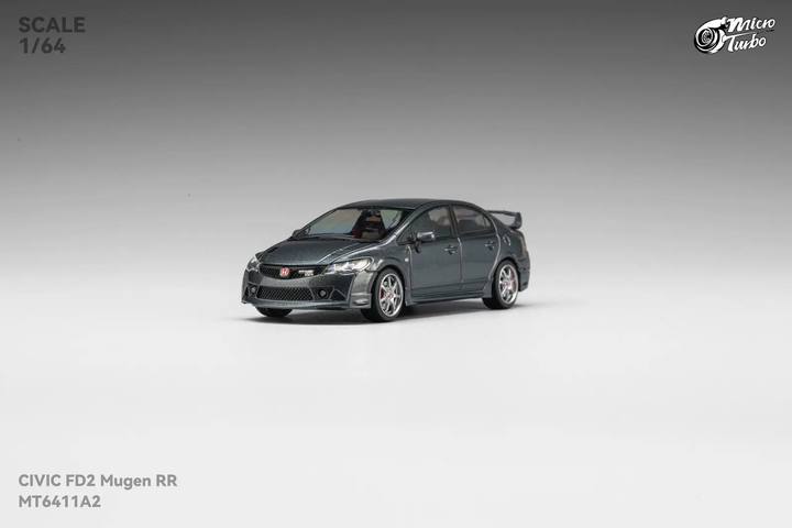 [Preorder] Microturbo 1:64 Custom FD2 MUGEN RR - Metallic Grey MT6411A2