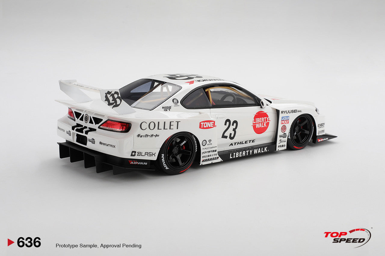 Preorder] Topspeed 1:18 Nissan SILVIA (S15) LB-Super Silhouette