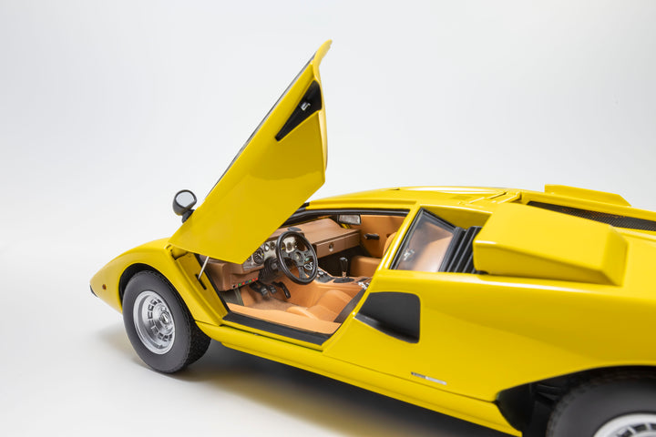 [Preorder] Kyosho 1:18 Lamborghini Countach LP 400 - Yellow 08321YT