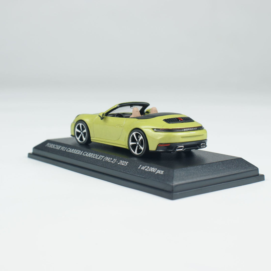 [Preorder] Minichamps 1:64 PORSCHE 911(992.2) CARRERA CABRIOLET YELLOW CLDC 643064034
