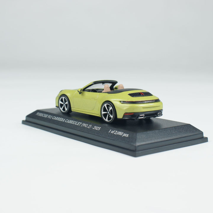 [Preorder] Minichamps 1:64 PORSCHE 911(992.2) CARRERA CABRIOLET YELLOW CLDC 643064034