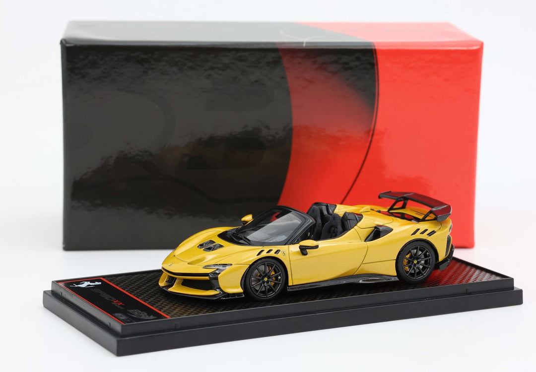 BBR Model 1:43 Ferrari SF90 XX Spider cerchi carbonio Giallo Montecarlo BBRC286F1