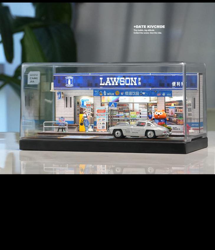 SHOU CANG JIA 1:64 Lawson Convenience Store (Medium) SCENE SCJ-82047-A