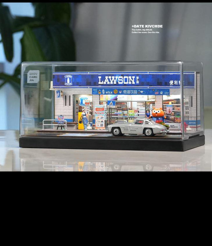 SHOU CANG JIA 1:64 Lawson Convenience Store (Medium) SCENE SCJ-82047-A