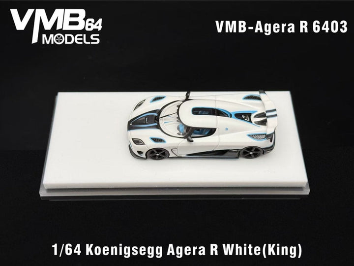 VMB 1:64 Koenigsegg Agera R (King) Matte White VMB-AgeraR6403