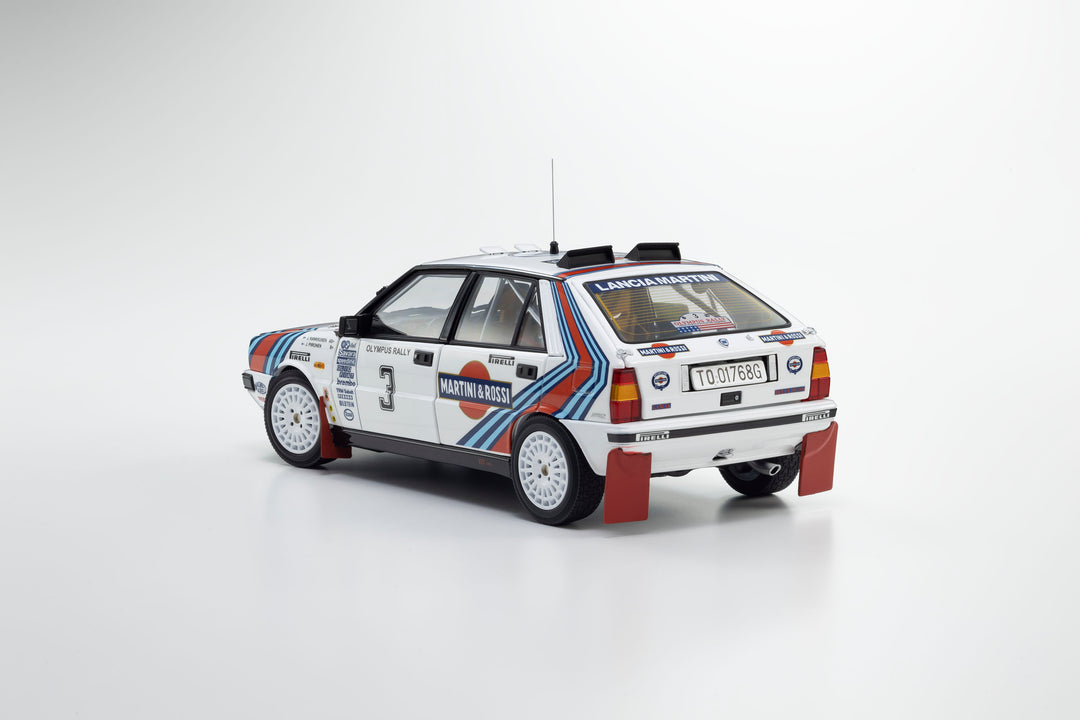 [Preorder] Kyosho 1:18 Lancia Delta HF 4WD 1987 Olympus Rally MARTINI ROSSI Nr. 3 08960E