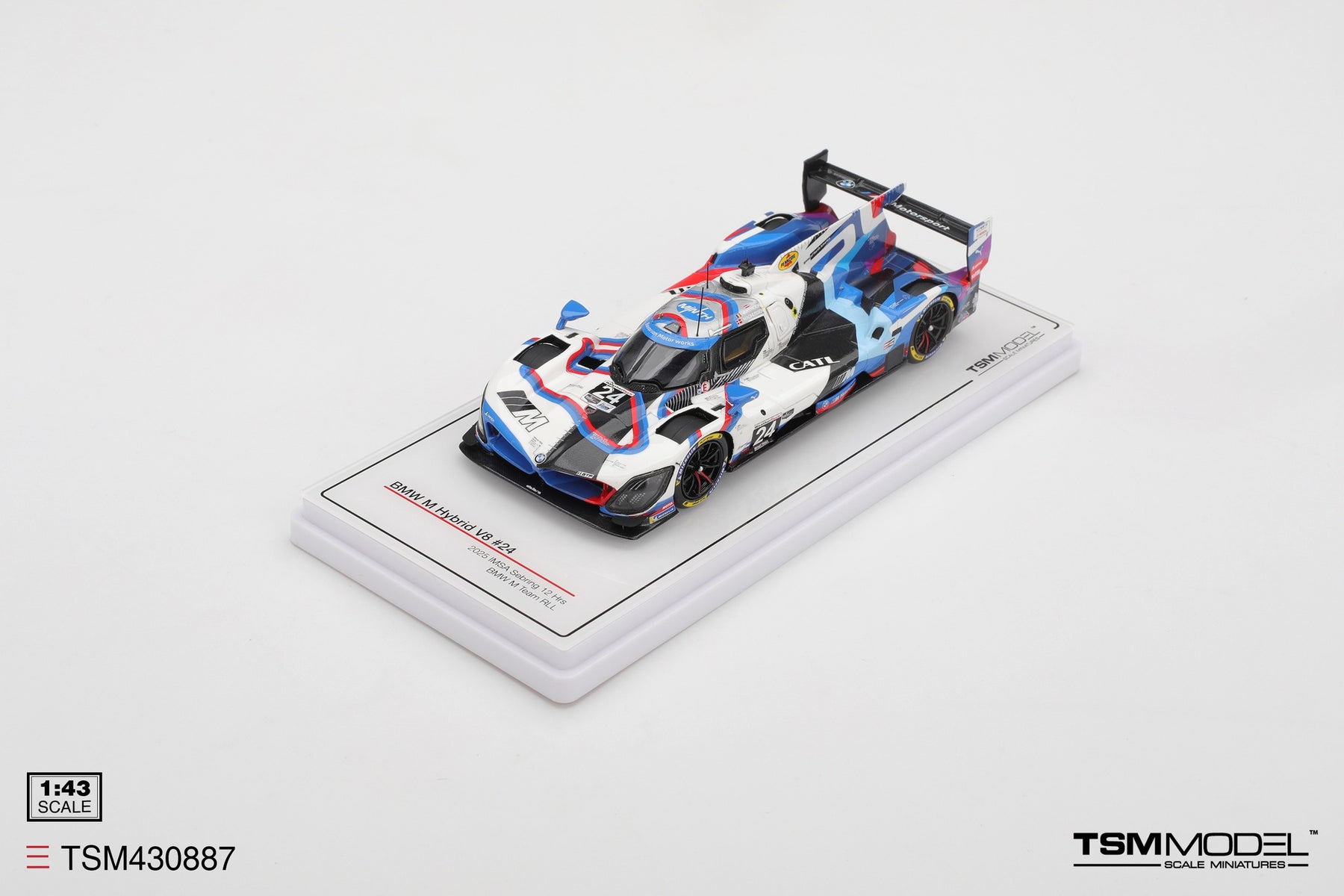  M Hybrid V8 ミニカー Le Mans 2025 Preorder] TSM 1:43 BMW M Hybrid V8 #24 BMW M Team RLL 2025 IMSA