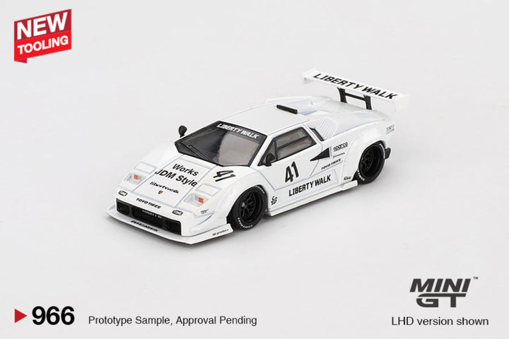 [Preorder] MINIGT 1:64 Lamborghini Countach LB-WORKS White 2024 MGT00966