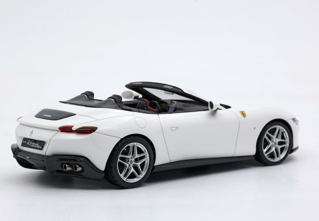 BBR Model 1:43 Ferrari Roma Spider Bianco Cervino BBRC282C