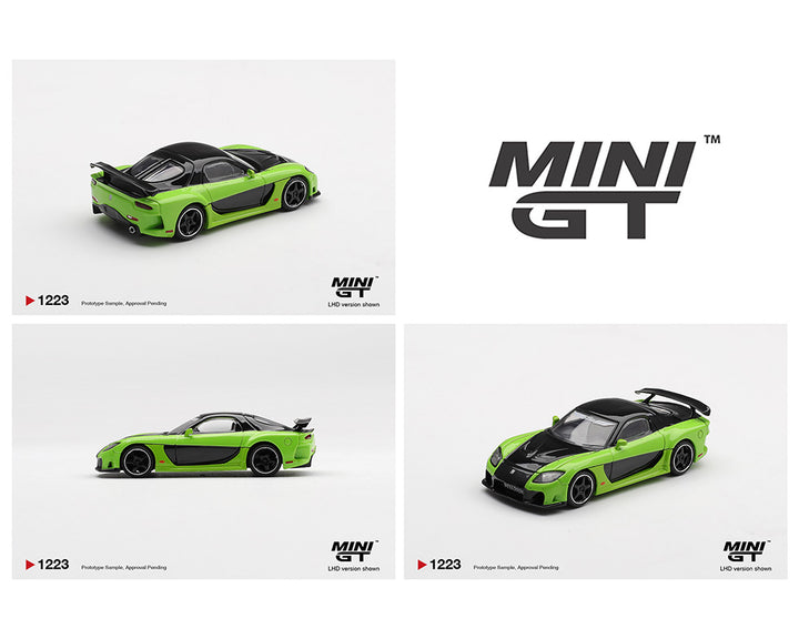 [Preorder] Mini GT 1:64 Mazda RX-7 VeilSide Fortune7- Green MGT01223-BL