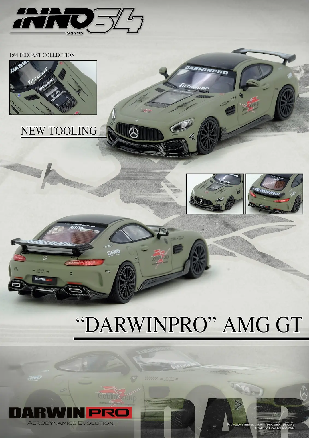 [Preorder] Inno64 1:64 DARWIN PRO AMG GT IN64-AMGGT-DP01