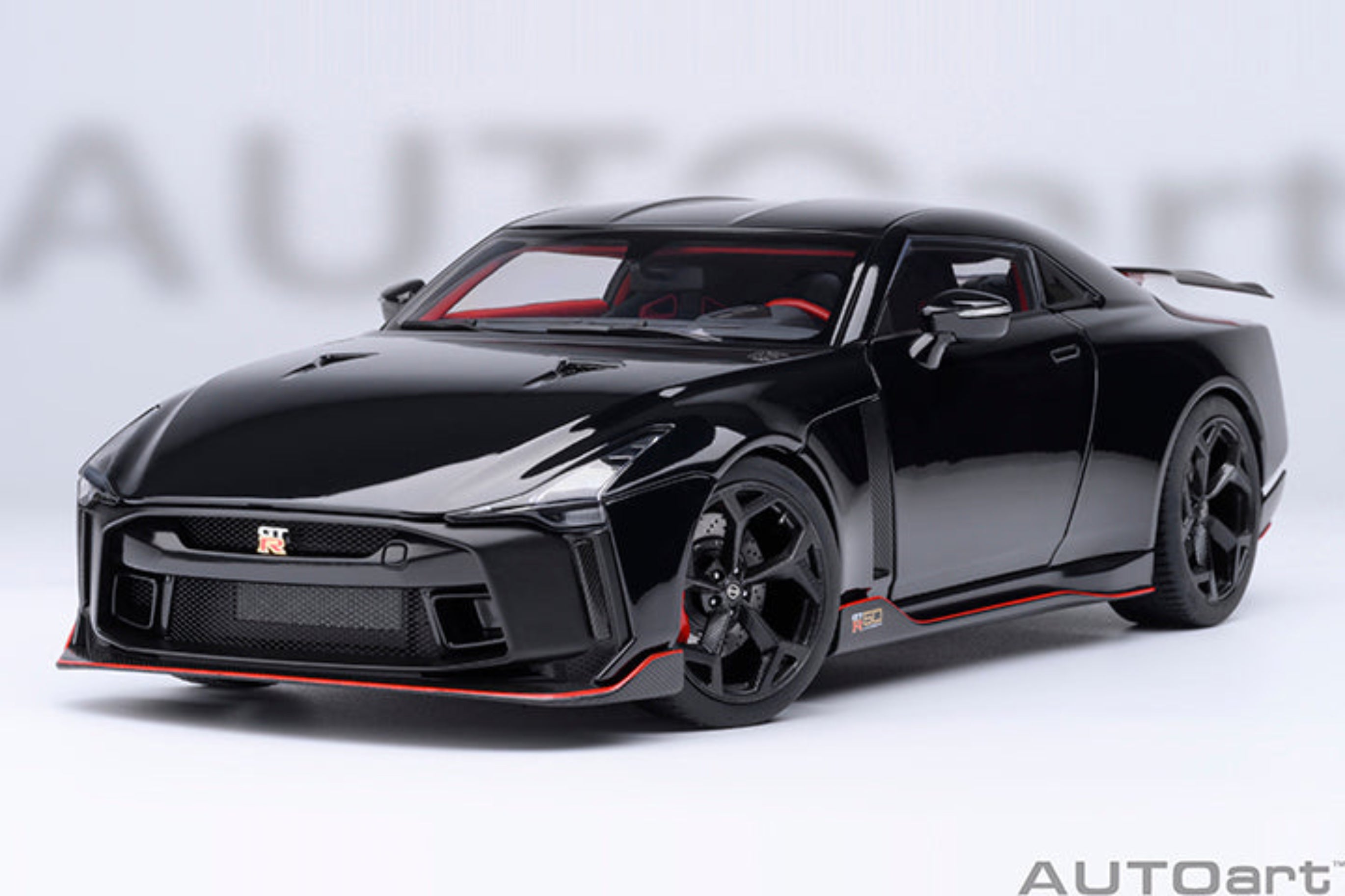 AUTOart 1:18 Nissan GT-R50 ITALDESIGN - Black / Matt Black