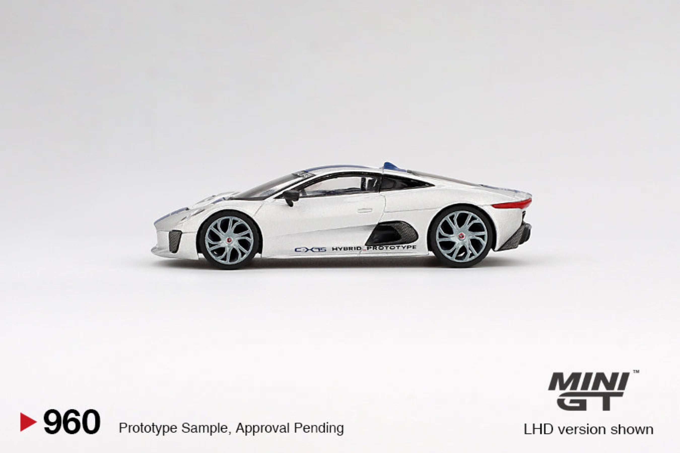 Mini GT 1:64 Jaguar C-X75 Silver MGT00960 – Horizon Diecast