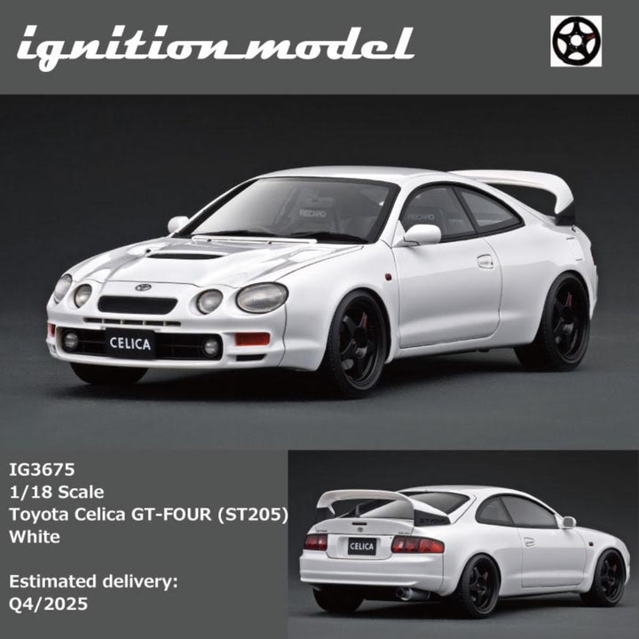 [Preorder] Ignition Model 1:18 Toyota Celica GT-FOUR (ST205) White IG3675