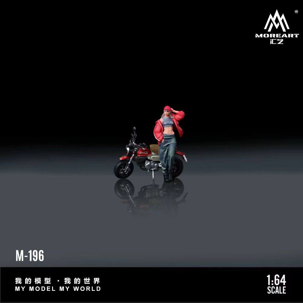 MoreArt 1:64 Little Monkey 125 Coca-Cola Motorcycle MO222196