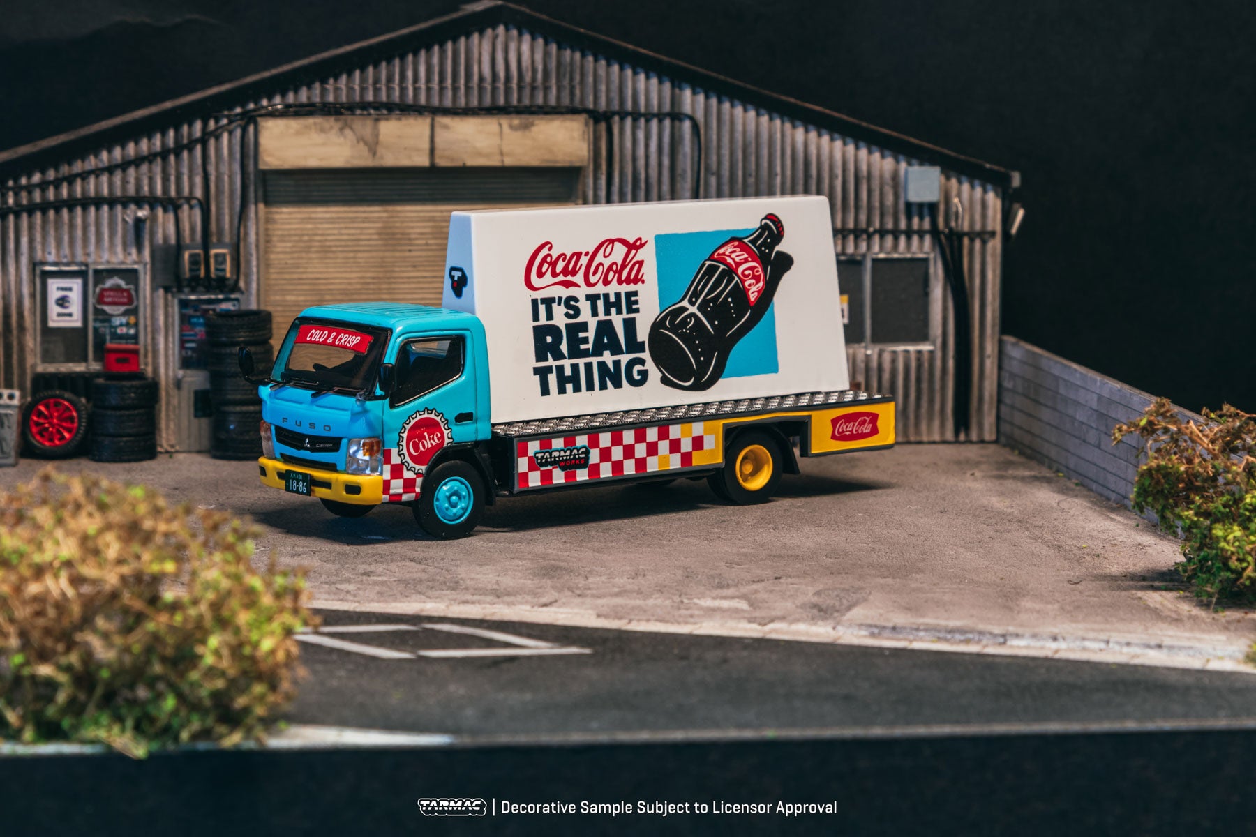 Preorder] Tarmac Works 1:64 Mitsubishi Fuso Canter -Advertisement
