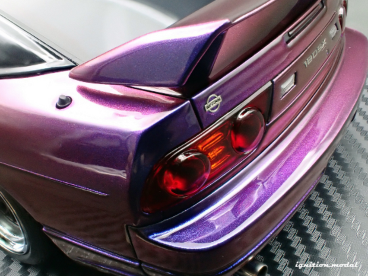 Ignition Model 1:18 Nissan 180SX TYPE X (RPS13)  Purple Metallic IG3762