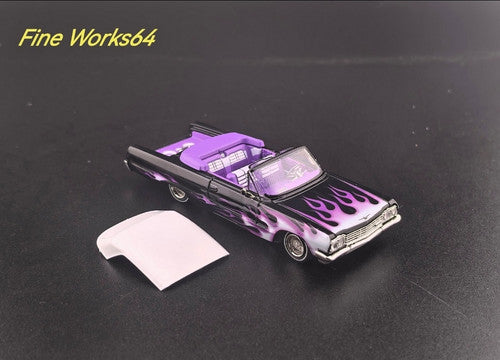 FineWorks64 1:64 Chevrolet Impala West Coast Bouncing Cars (3 Colours)