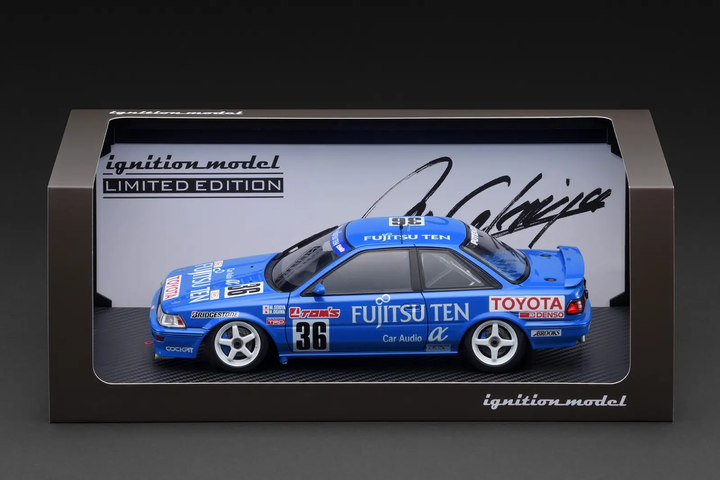 [Preorder] Ignition Model 1:18 FUJITSU TEN TOM'S COROLLA (#36) 1991 JTCWith Mr. Sekiya IG3862