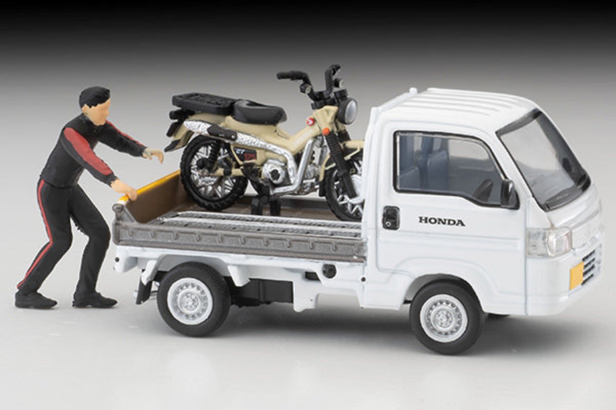 Tomytec TLVN 1:64 Honda Acty Truck Motorcycle Shop Specification