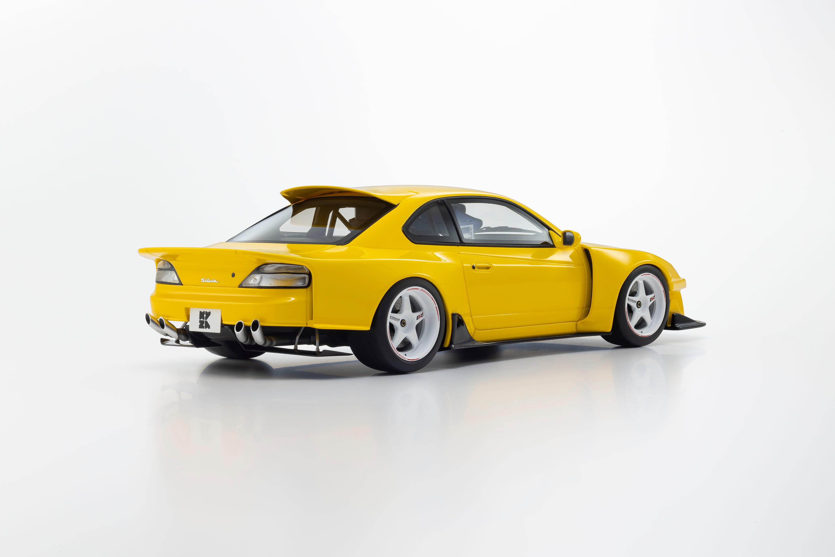 Preorder] Kyosho 1:18 Nissan Silvia S15 Khyzyl Saleem (Yellow