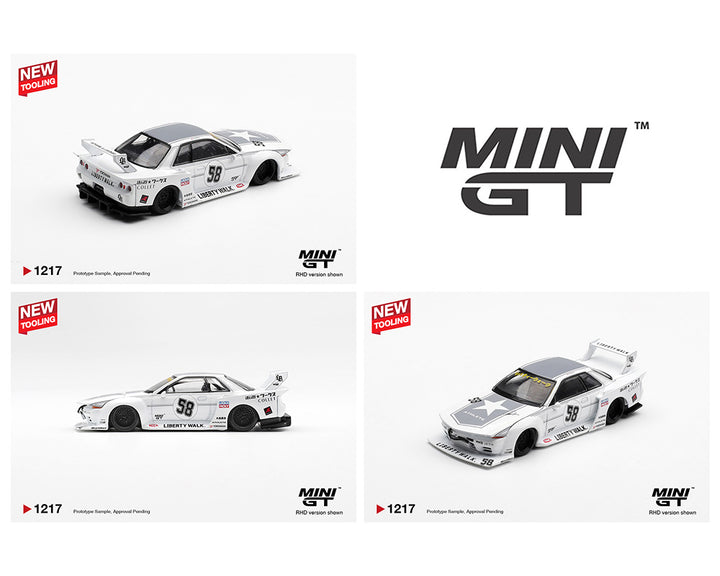 [Preorder] Mini GT 1:64 Nissan GT-R32 LB-Kaido Works TAS 2025 MGT01217-BL