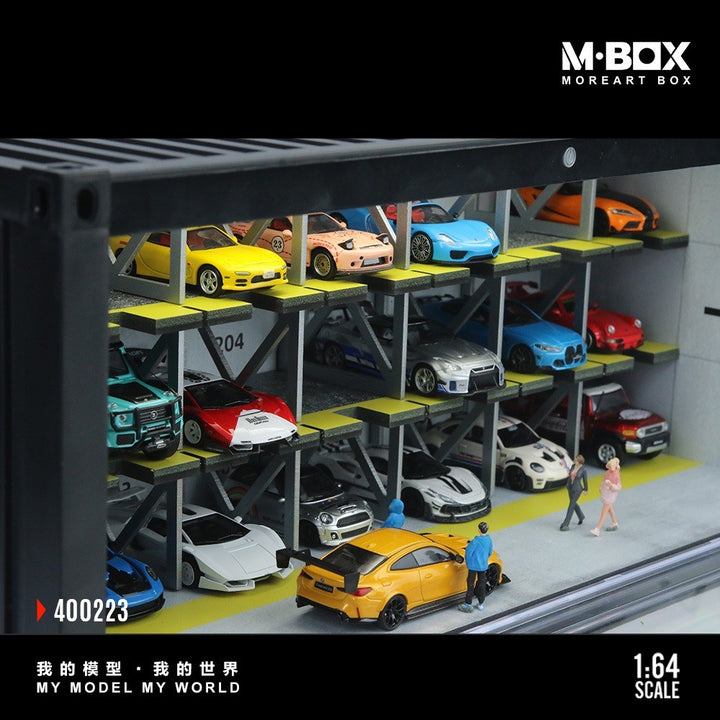 [Preorder] MBOX 1:64 Container-Based Multi-Level Parking Garage Scene MB400223