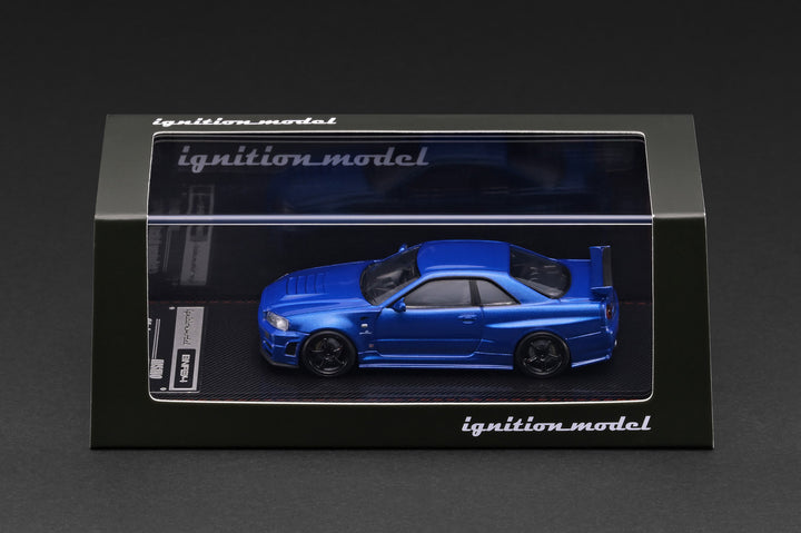 [Preorder] Ignition Model 1:64 Nissan Skyline GT-R (BNR34) NISMO customized Blue IG4174