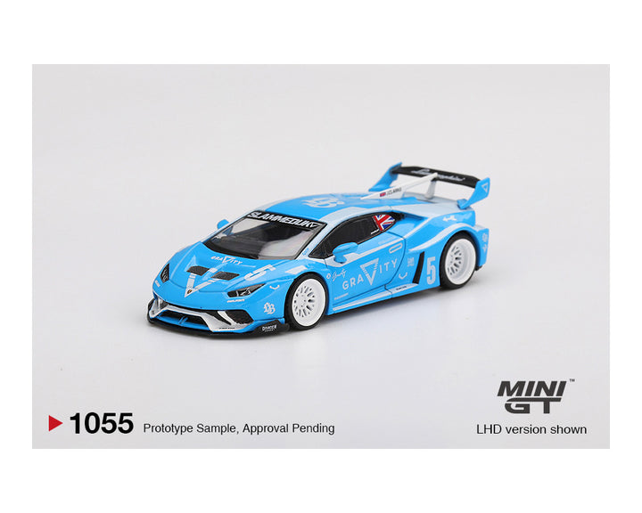 [Preorder] Mini GT 1:64 LB WORKS Lamborghini Huracán GT GRAVITY – Blue MGT01055