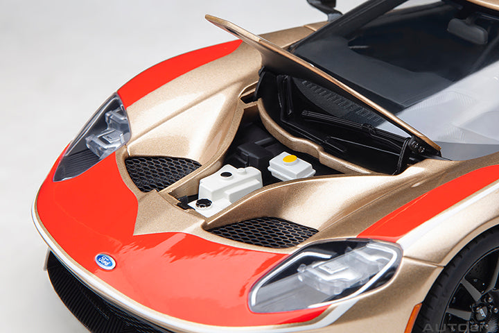 Preorder] AUTOart 1:18 Ford GT Heritage Edition Holman Moody Gold