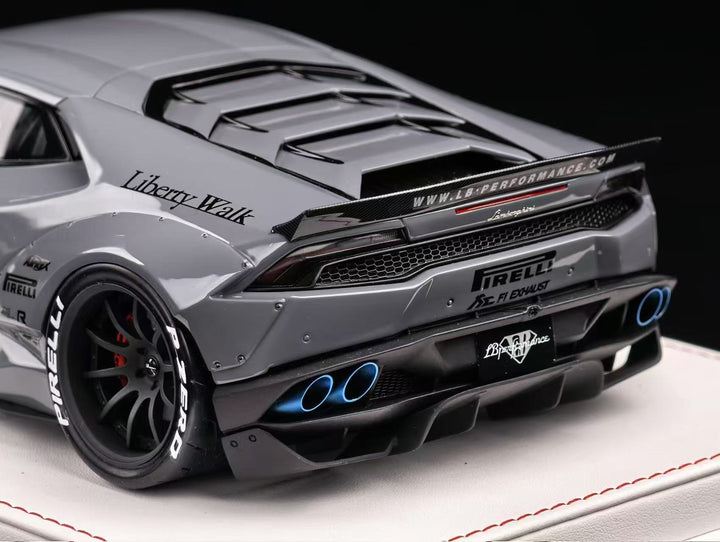 LB-PERFORMANCE 1:18 LIBERTY WALK Lamborghini Huracan LP610 Resin Cement Grey