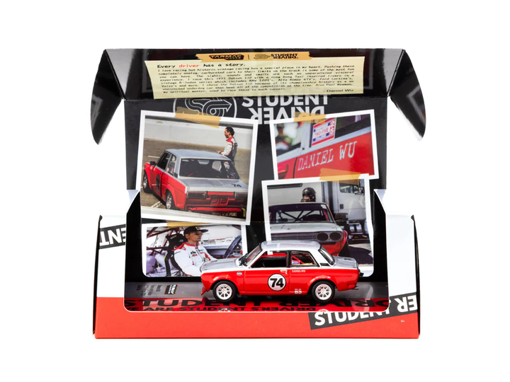 Tarmac Works 1:64 Datsun 510 Trans-Am B-Sedan 2.5 Challenge 2023 Daniel Wu
