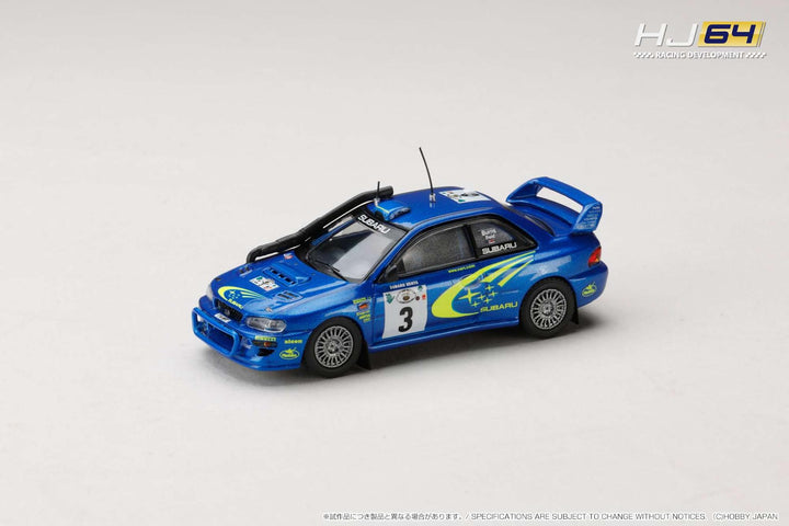 [Preorder] Hobby Japan 1:64 SUBARU IMPREZA WRC 2000 (SAFARI) (2 Versions) HJR646041E/HJR646041F