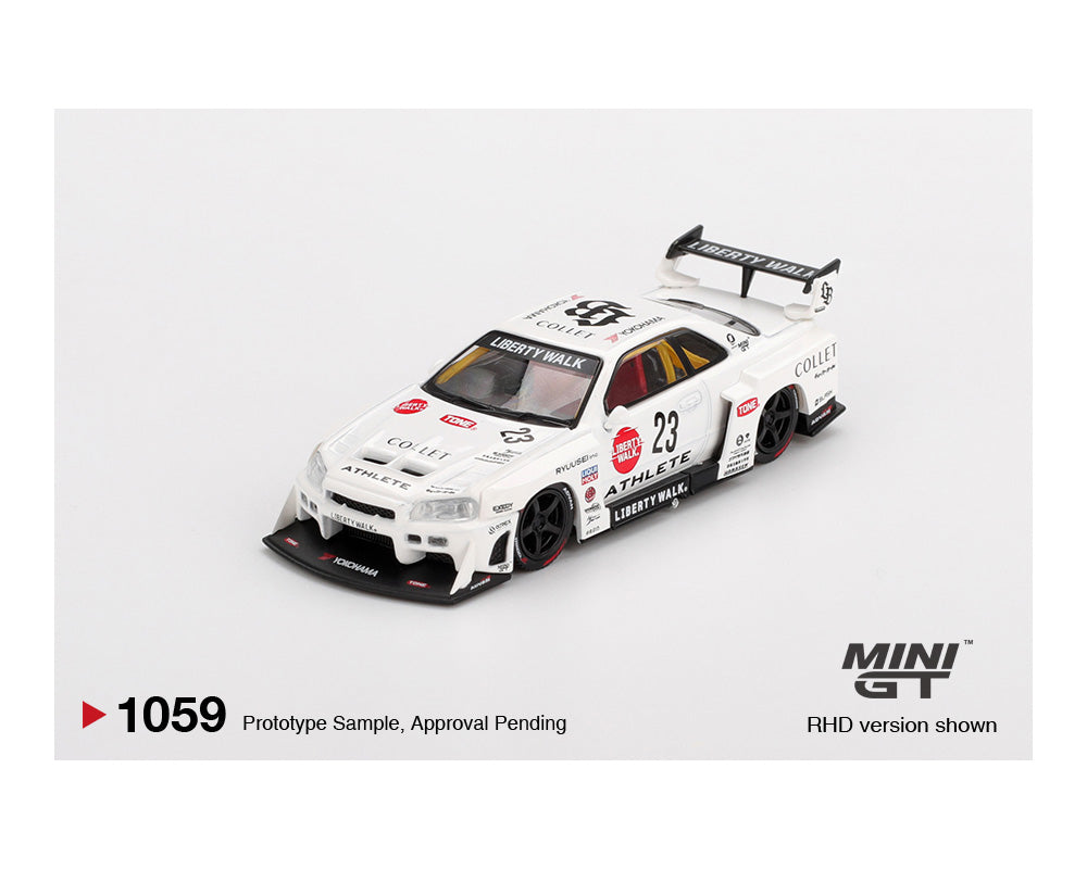 Mini GT NISSAN LB-ER34 ブラジルリミテッド LB-Japan Exclusive MINI GT 1/64 Nissan LB-ER34 Super Silhouette