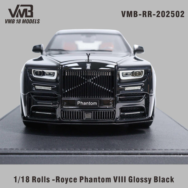 [Preorder] VMB 1:18 Rolls-Royce Phantom Vlll -  Black VMB-RR-202502