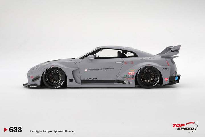[Preorder] Topspeed 1:18 Nissan LB-Silhouette WORKS GT 35GT-RR Ver.1 Matt Grey TS0633