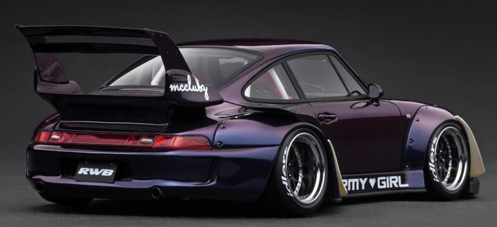 [Preorder] Ignition Model 1:18 Porsche RWB 993 Purple Metallic IG3739