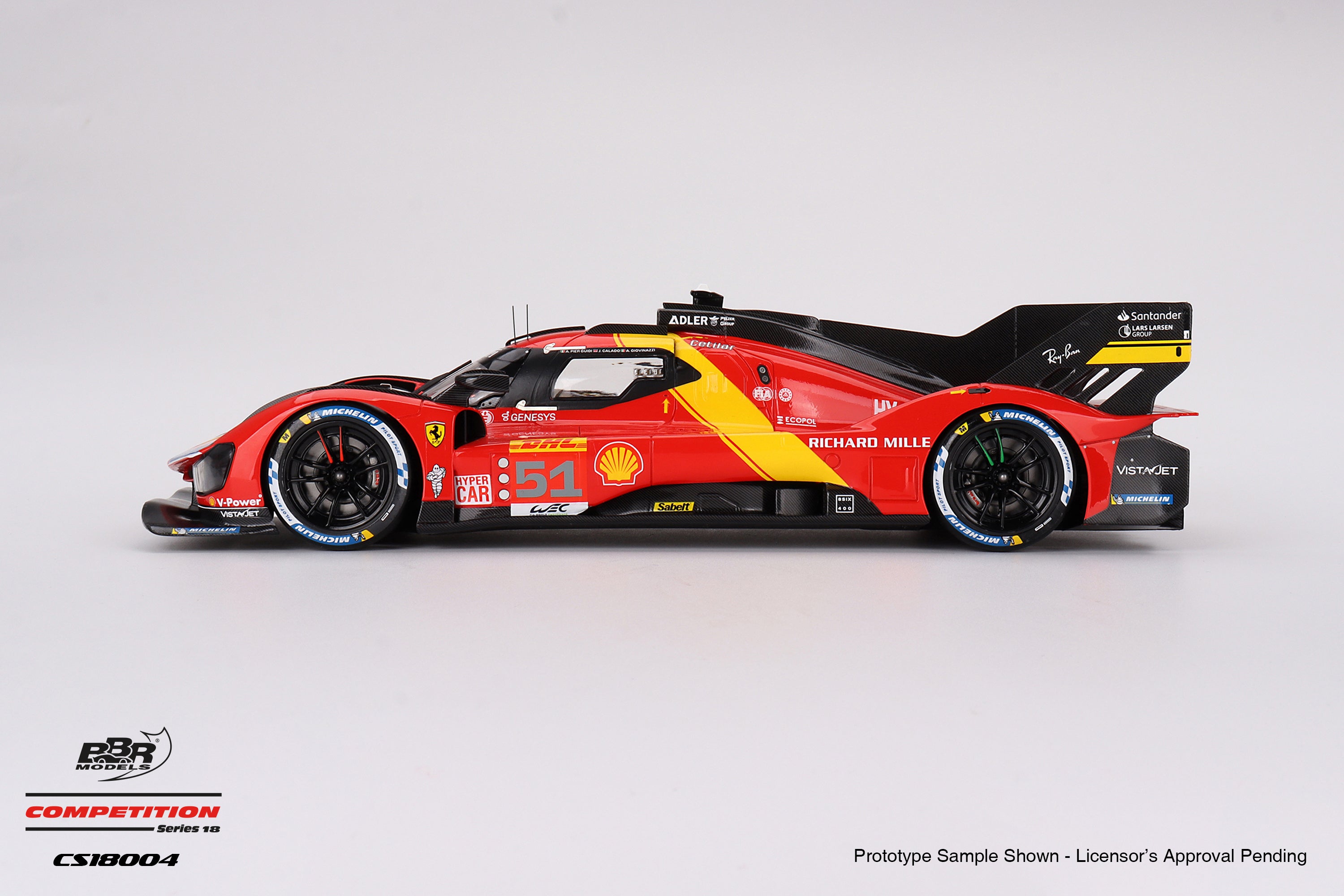 BBR 1:18 Ferrari 499P Team AF Corse 2023 - no.51 WEC 6 Hr of