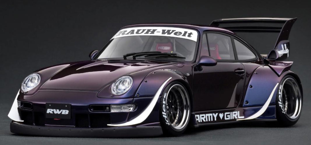 [Preorder] Ignition Model 1:18 Porsche RWB 993 Purple Metallic IG3739