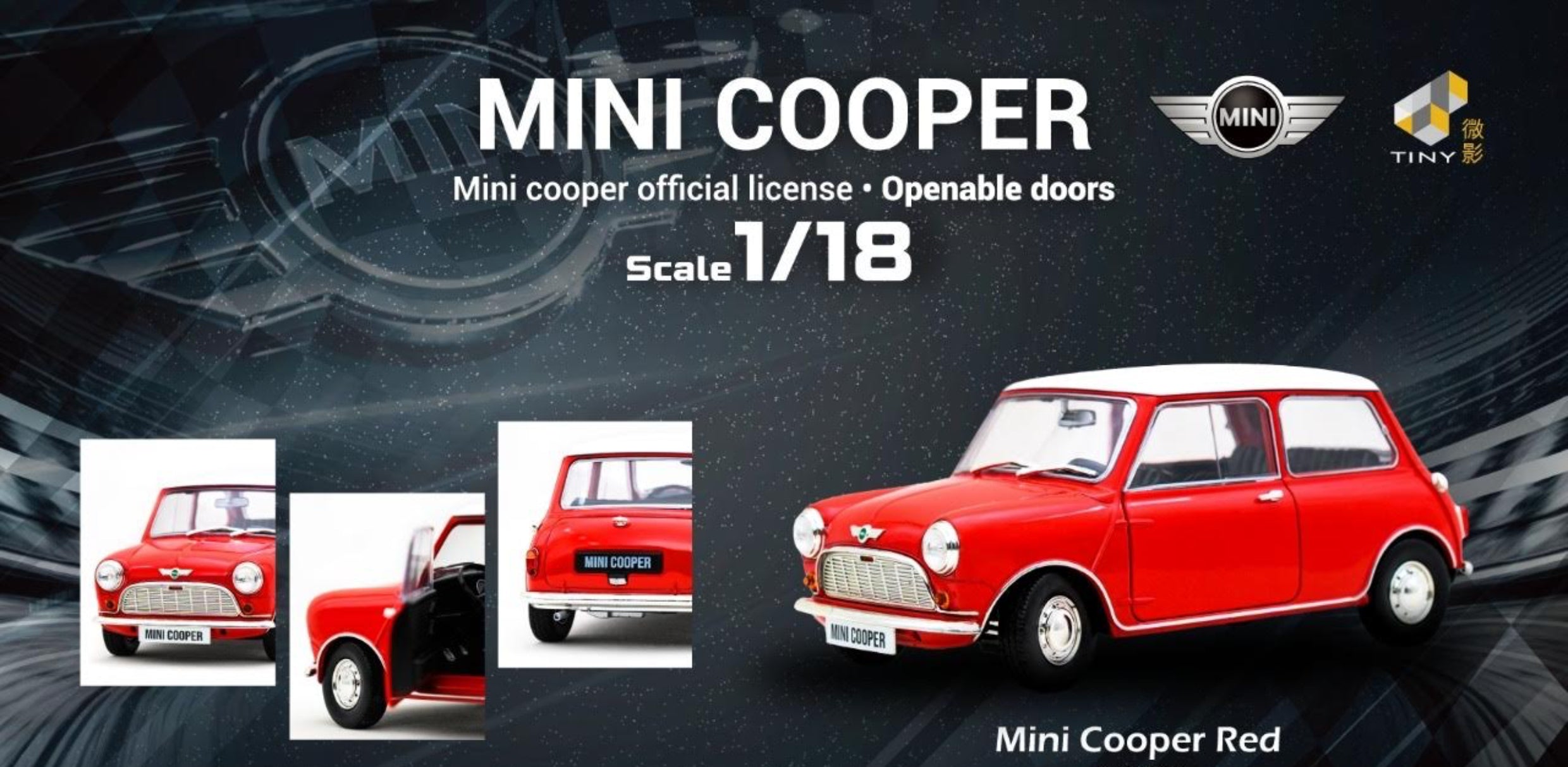 【アルフィエーリ商品となります】ミニクーパーMINI 1/18 S 赤 Preorder] Tiny City 1:18 Mini Cooper Red ATC18069 – Horizon Diecast