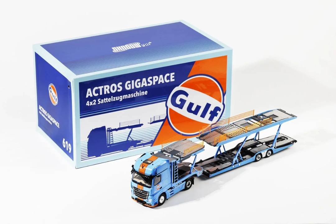 Shadow Pro 1:64 Mercedes Benz Actros Gigaspace Truck Gulf Livery