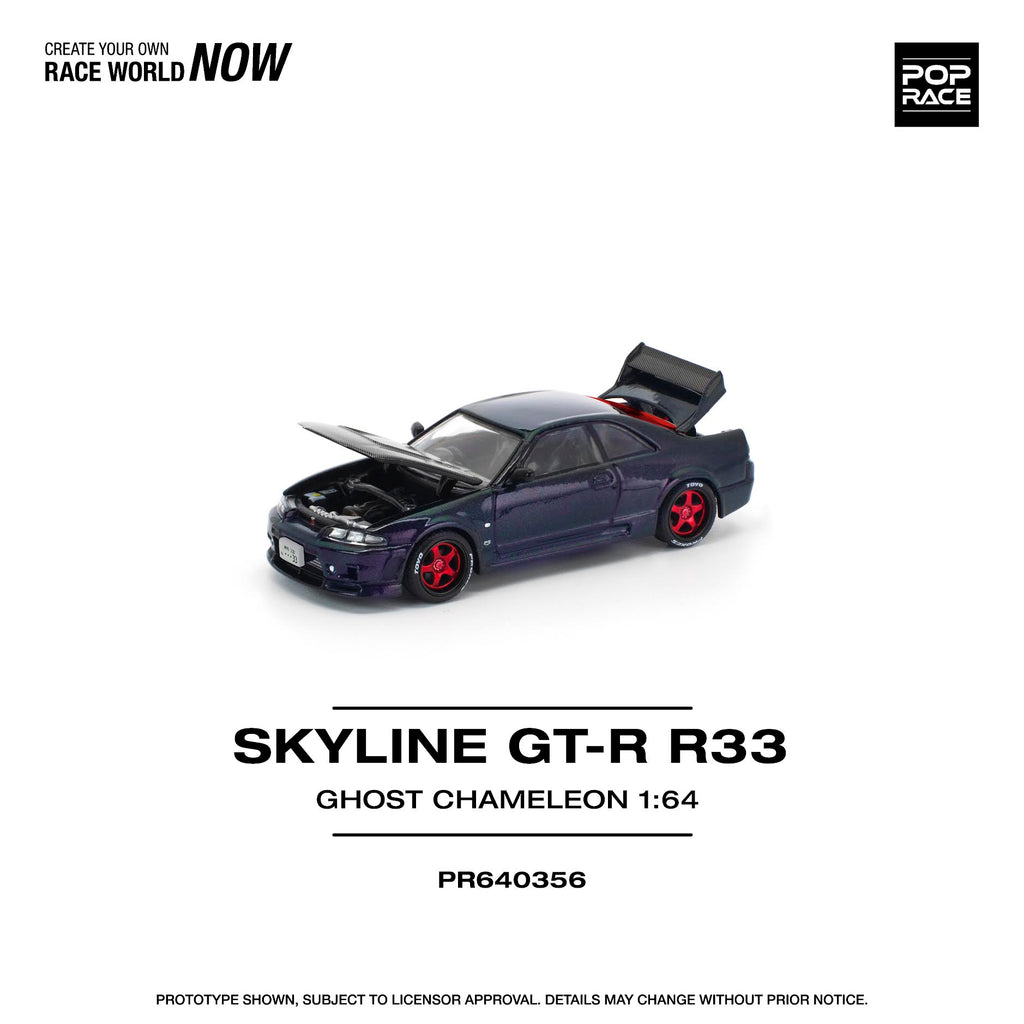 Preorder] POPRACE 1:64 Nissan SKYLINE GT-R R33 GHOST