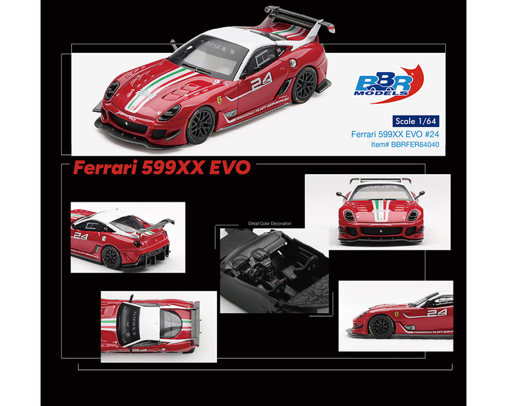 [Preorder] BBR Models 1:64 BBR Models 1:64 Ferrari 599XX EVO 
