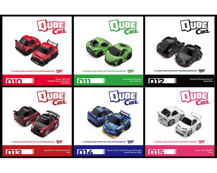 [Preorder] MINI GT 1:64 QubeCarz Series 3 Assortment QZ-COMBO-003 (7 Versions)