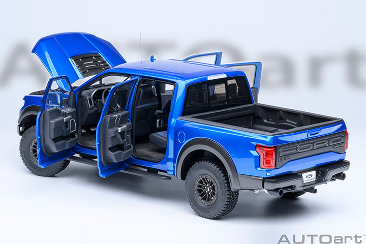 AUTOart 1:18 Ford F-150 Raptor Supercrew 2019 Velocity Blue 72949