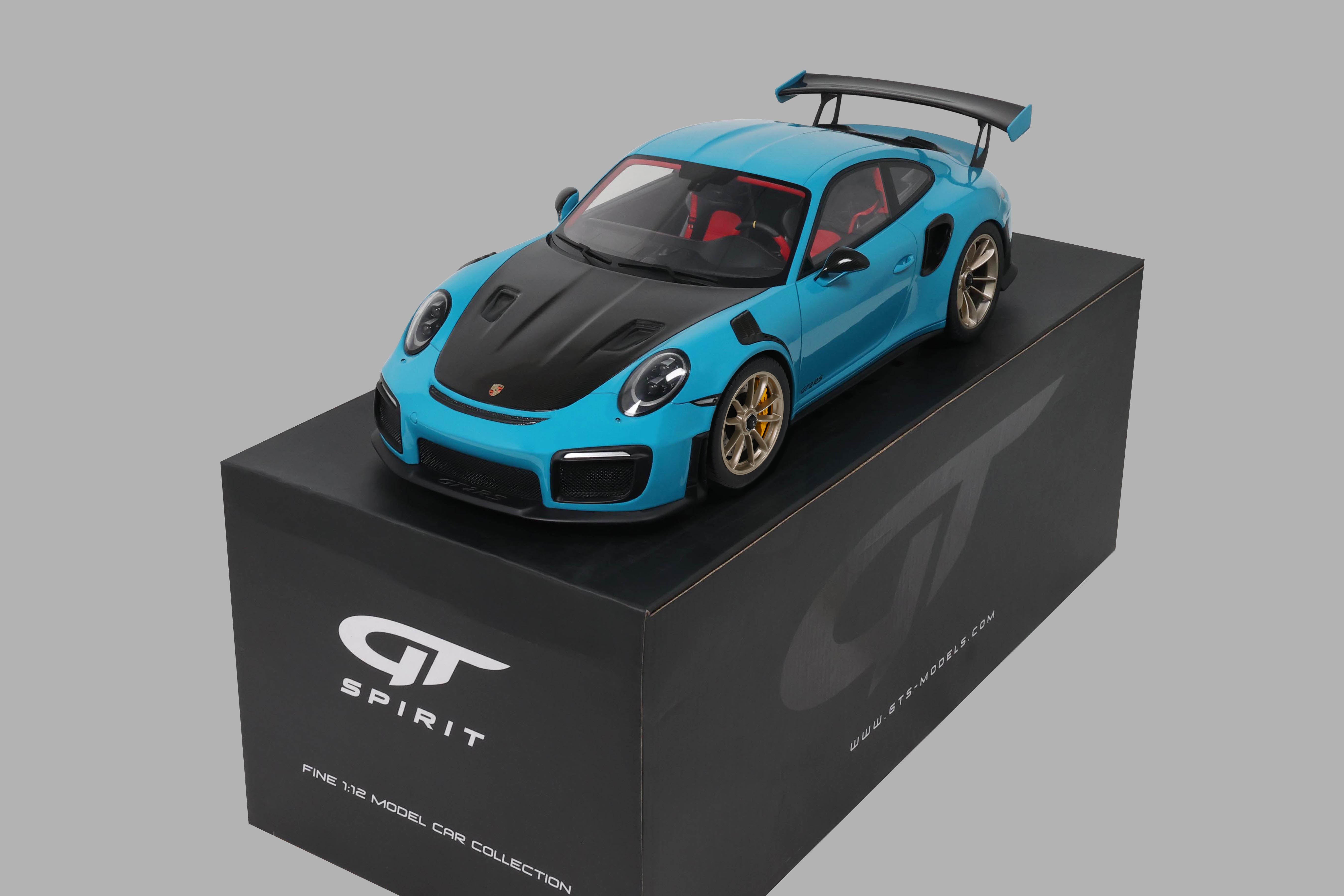 Preorder] GT Spirit 1:12 PORSCHE 911 [991.2] GT2 RS MIAMI BLUE