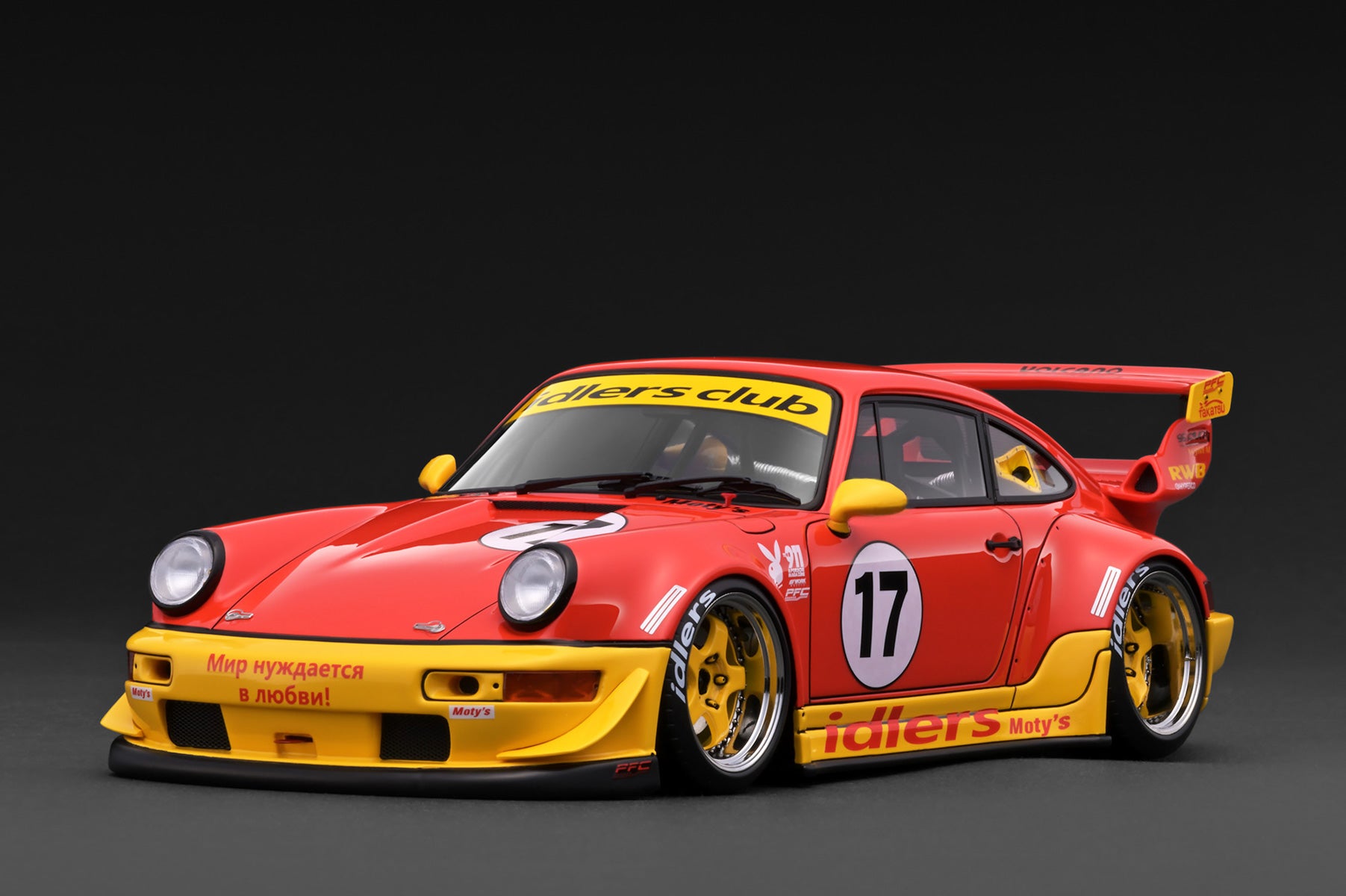 Preorder] Ignition Model 1:18 RWB 964 Red / Yellow IG3948